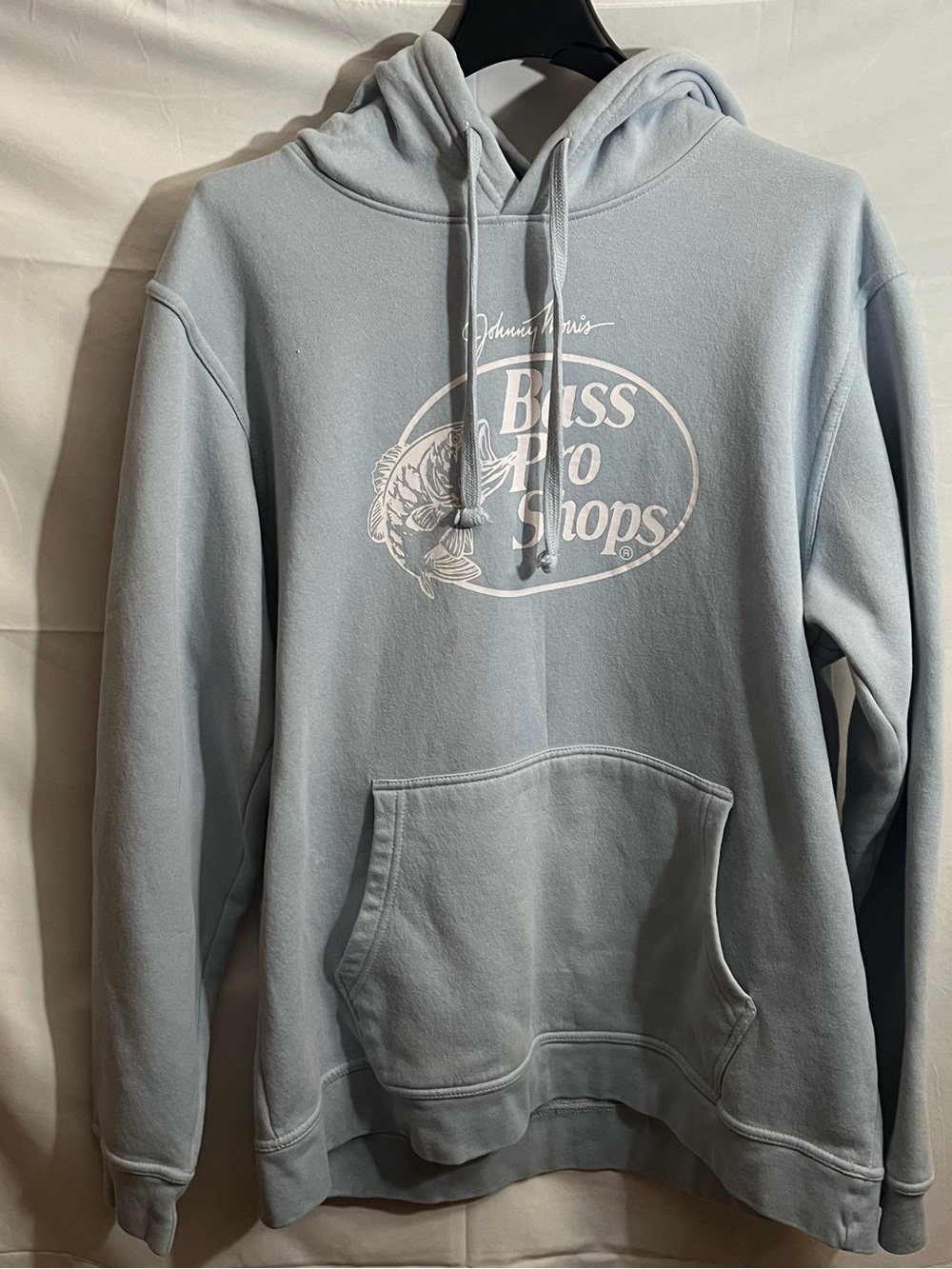 Bass Pro Shops Men's Pale Blue Graphic Hoodie